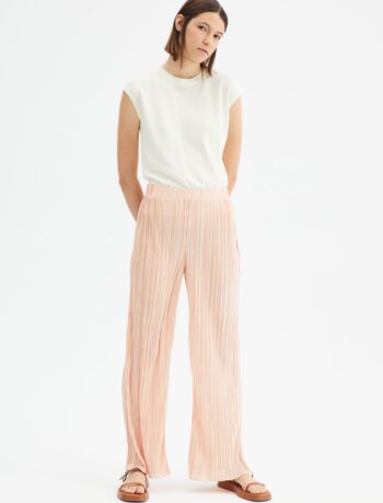 Pantalón Plisado Rosa