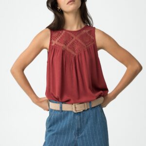 Blusa Debi Burdeos