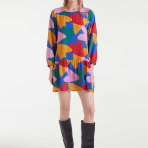 Vestido Crepé Cupido Corto