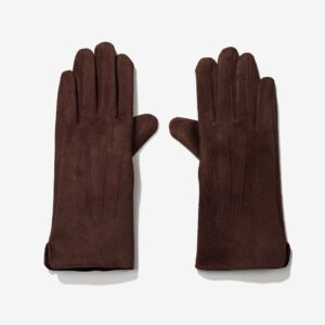 Guantes Efecto Ante Marrón