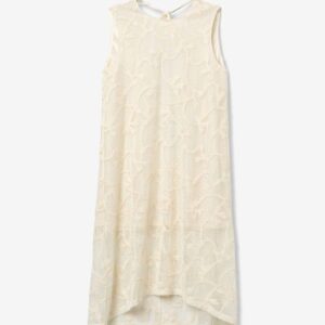 Vestido Encaje Color Abedul