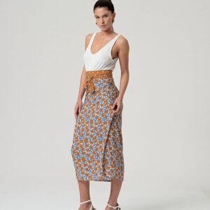 Falda Klein Con Cinturón