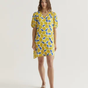 Vestido Con Bolsillos Y Estampado Limoncello