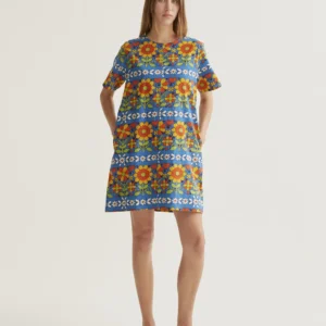 Vestido Con Bolsillos Laterales Garden