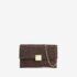 Cartera Marrón Con Cadena Dorada - Marrón, Única