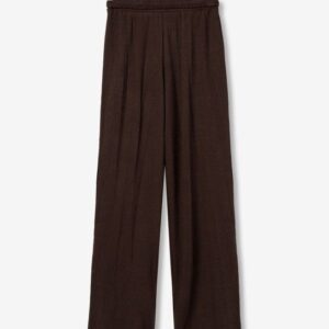 Pantalón Con Trenzado En Cintura