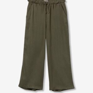 Pantalón Verde Con Cintura Elástica