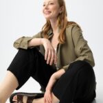 Pantalón Color Negro Con Cintura Elástica