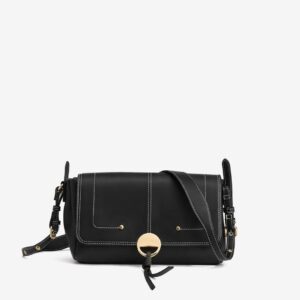 Bandolera Negro Con Varios Departamentos