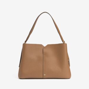 Bolso Diseño City Con Asa Regulable Camel