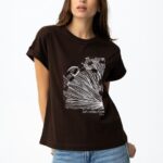 Camiseta Con Estampado Gráfico Con Piedras