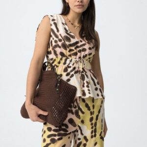 Top Con Estampado Animal