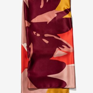 Fular Con Estampado Floral Multicolor
